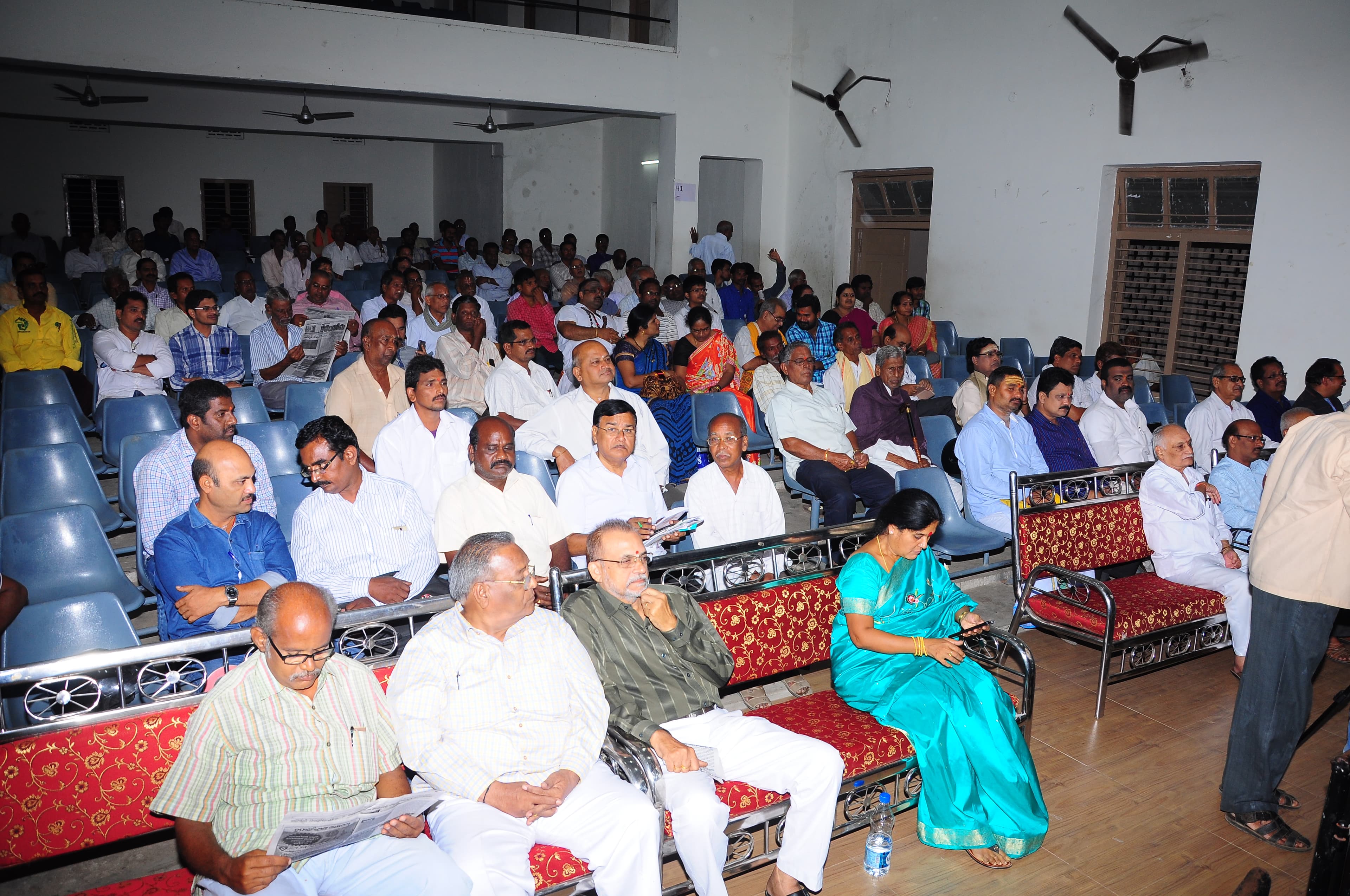 Stage atmosphere image used as a placeholder for a Sampradaayam festival event.